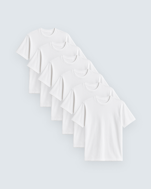 Luxury Heavy T-Shirt - 6 Pack