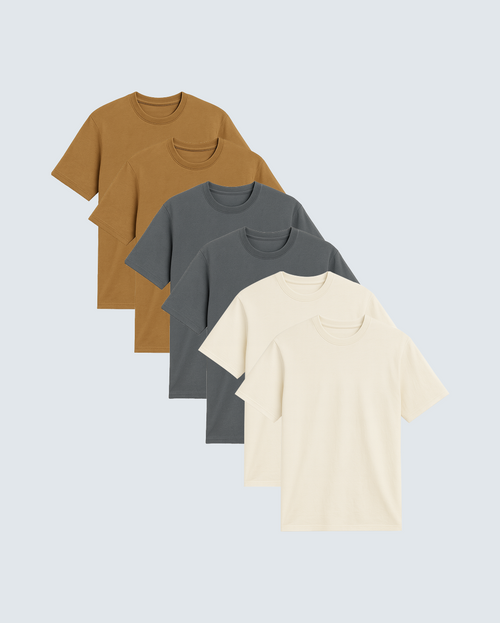 Luxury Heavy T-Shirt - 6 Pack