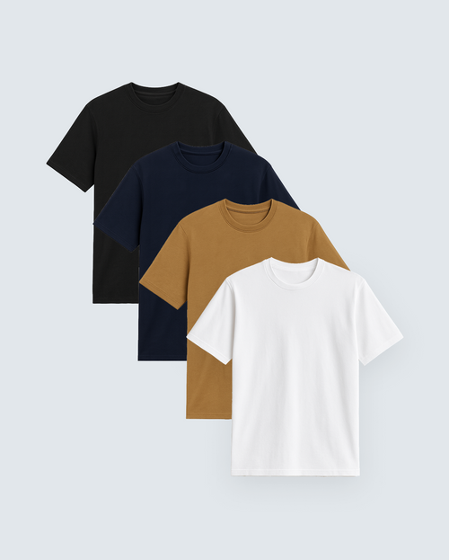 Luxury Heavy T-Shirt - 4 Pack