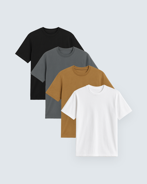Luxury Heavy T-Shirt - 4 Pack