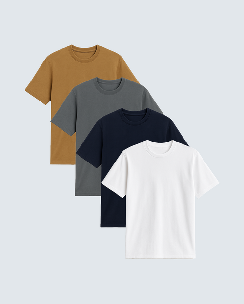 Luxury Heavy T-Shirt - 4 Pack