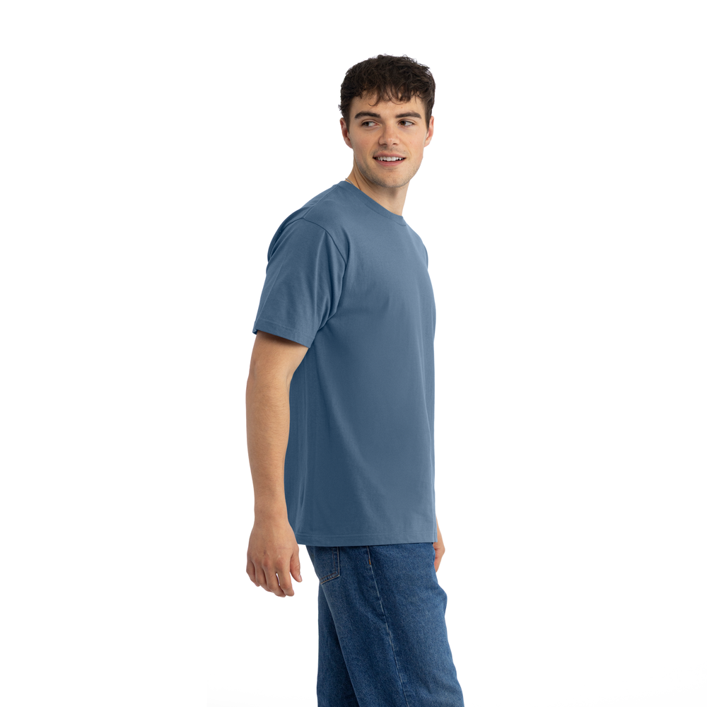 The Affordable Luxe Crew Neck T-Shirt - Blue Jean