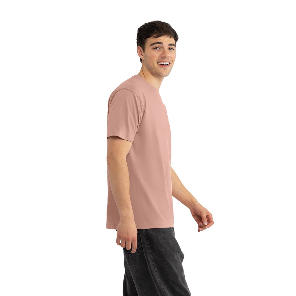The Affordable Luxe Crew Neck T-Shirt - Desert Pink