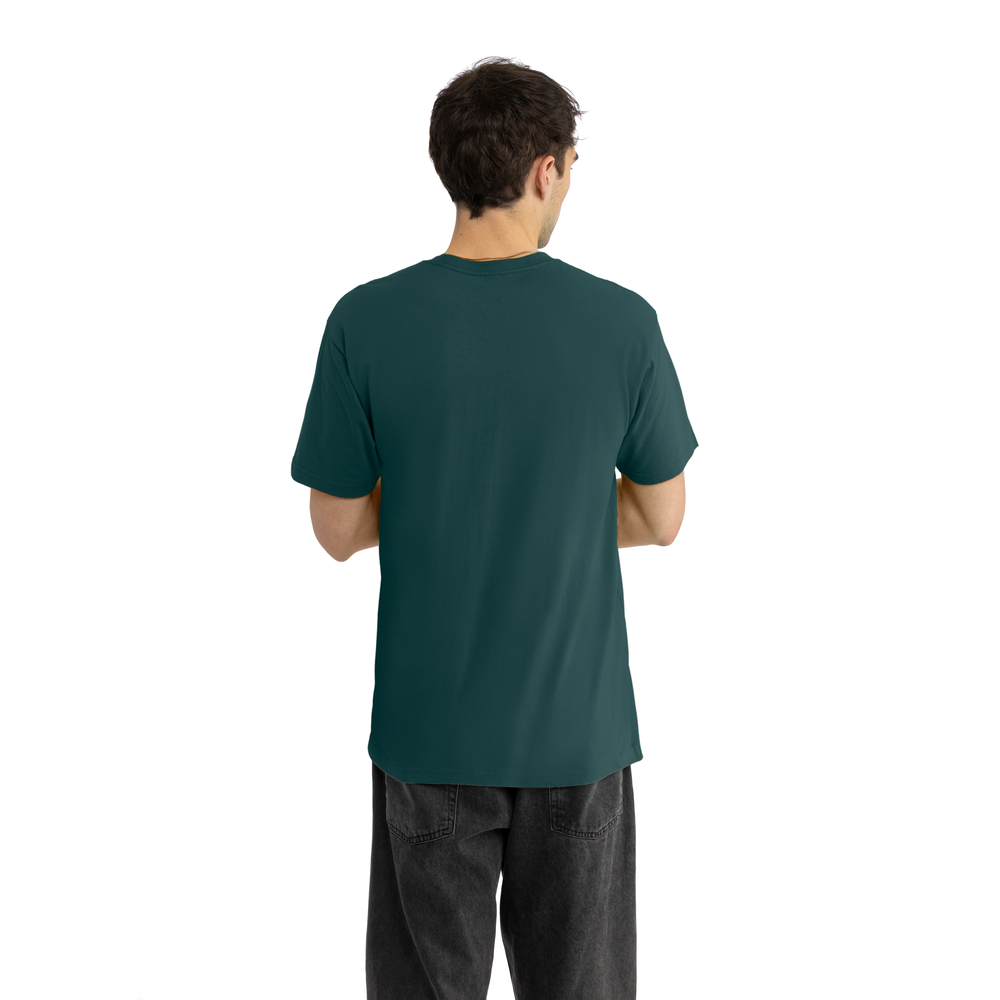 The Affordable Luxe Crew Neck T-Shirt - Forest Green
