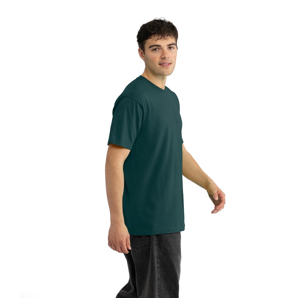 The Affordable Luxe Crew Neck T-Shirt - Forest Green