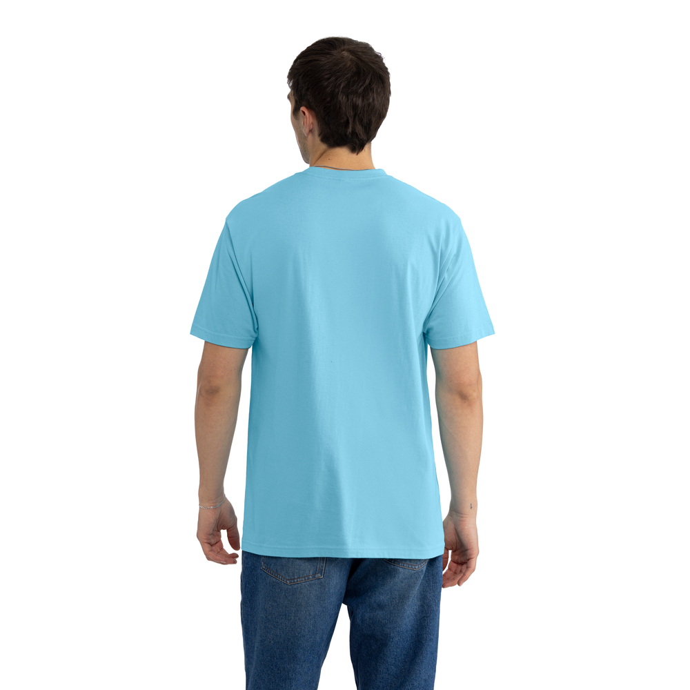 The Affordable Luxe Crew Neck T-Shirt - Pacific Blue