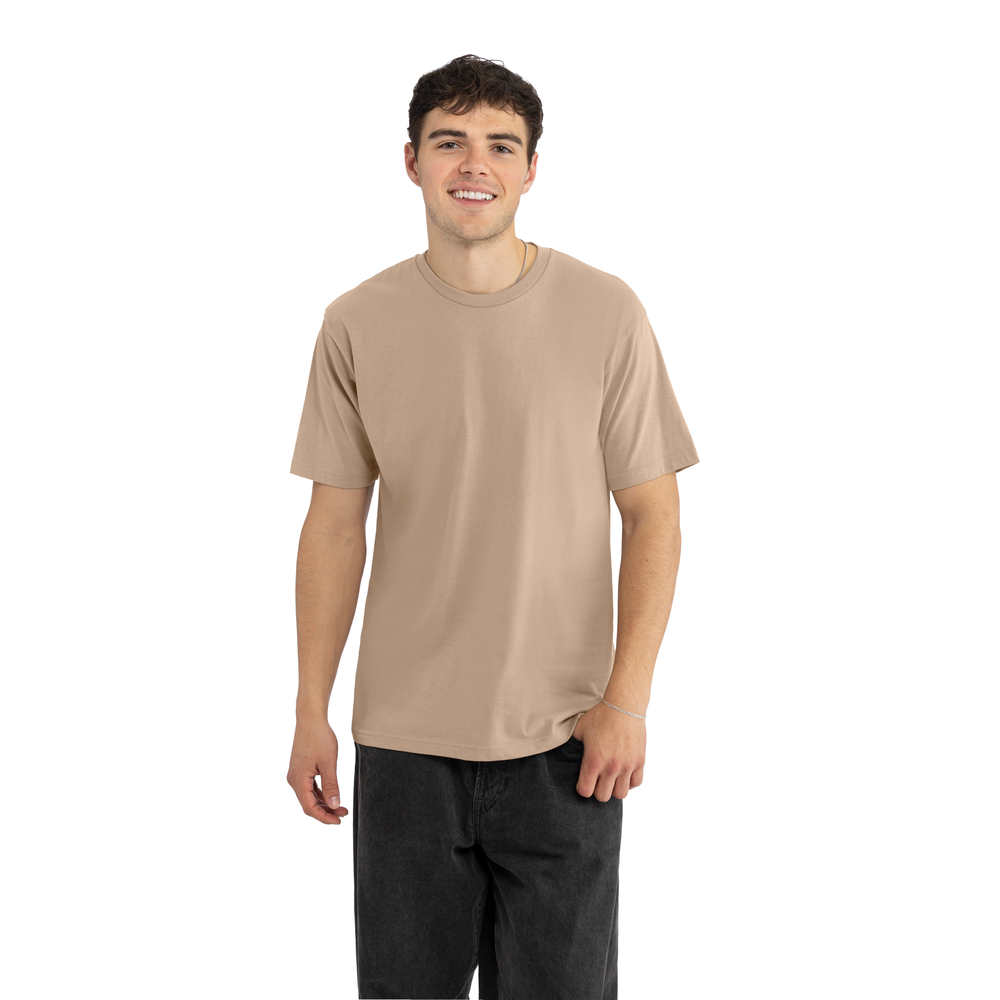 The Affordable Luxe Crew Neck T-Shirt - Tan