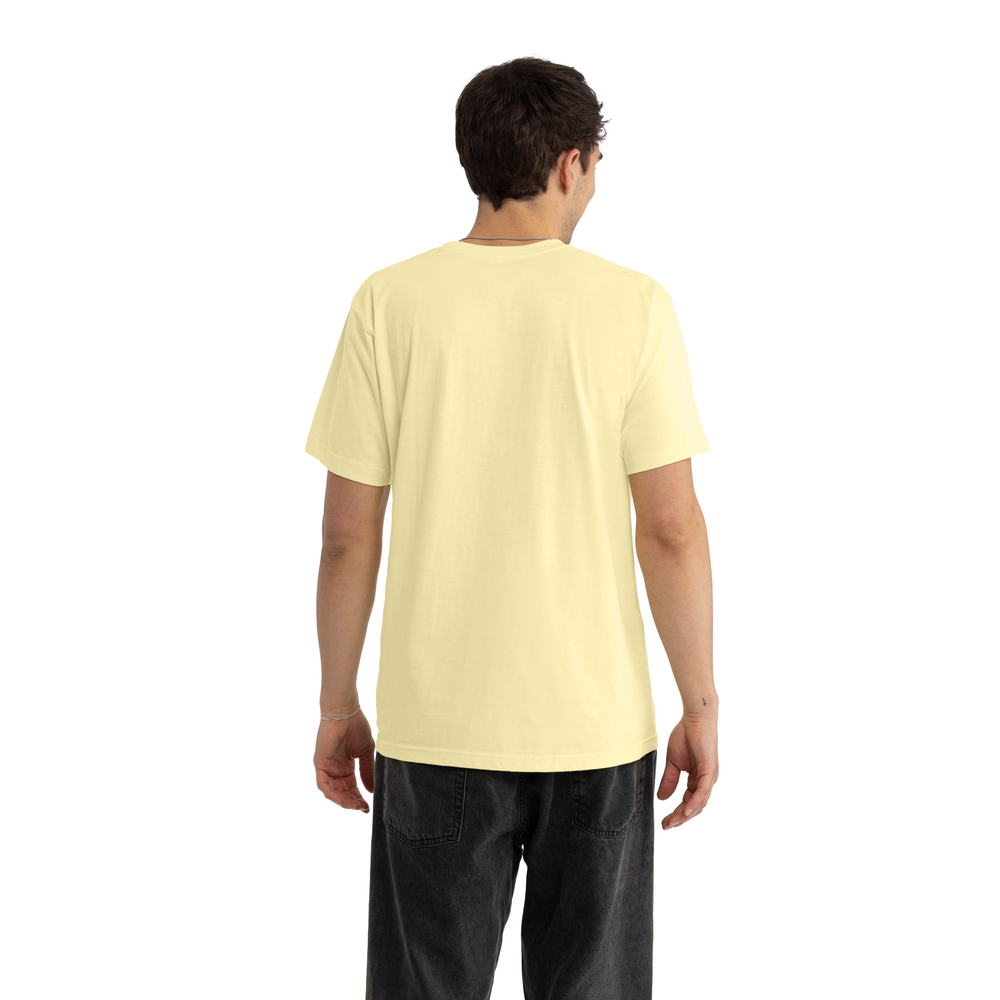 The Affordable Luxe Crew Neck T-Shirt - Vintage Yellow
