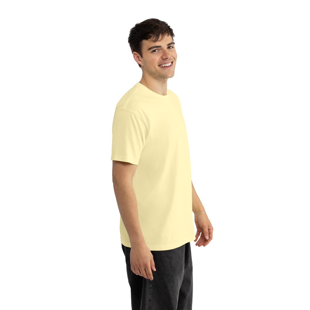 The Affordable Luxe Crew Neck T-Shirt - Vintage Yellow