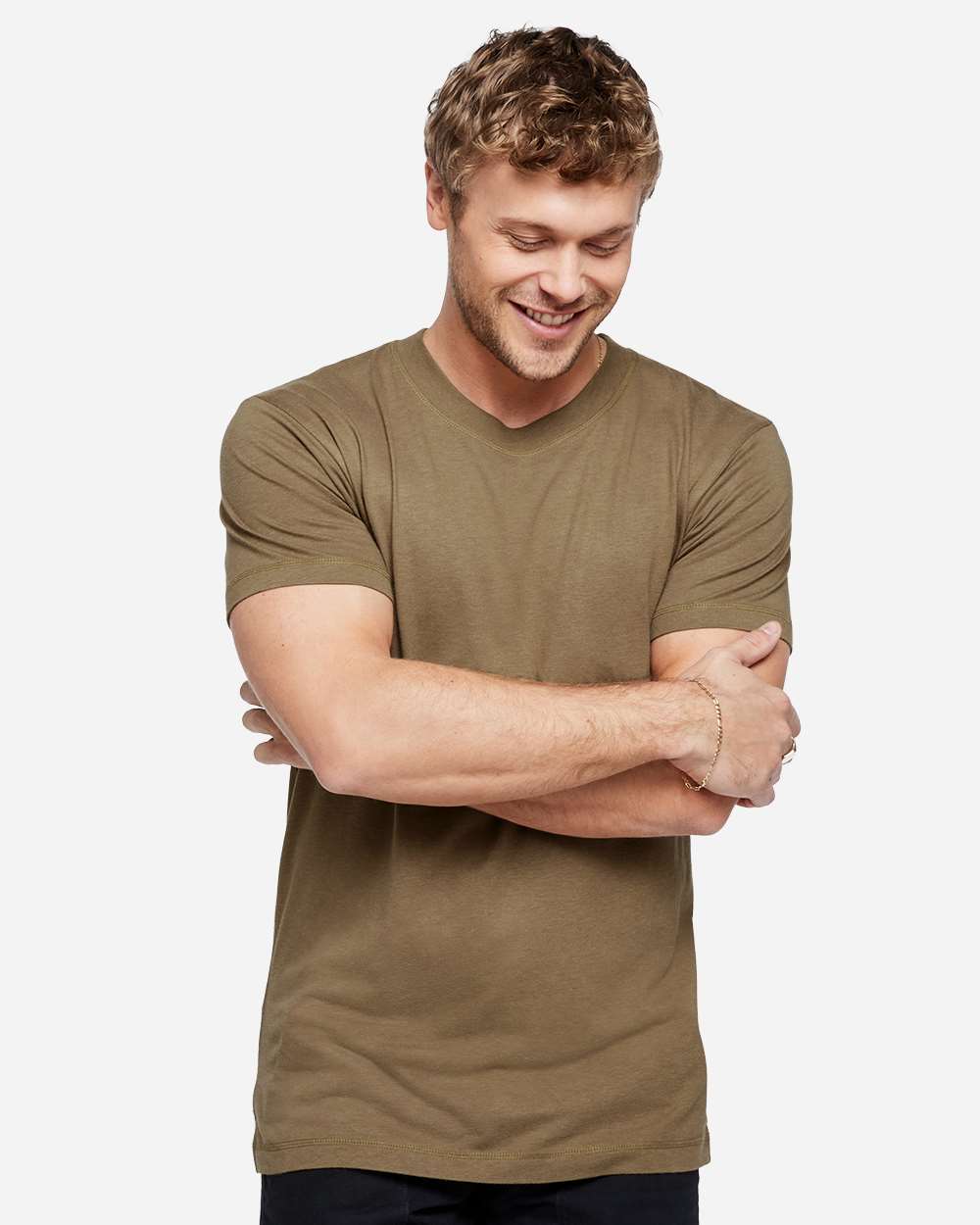 Mens Bamboo T-Shirts - Coyote Brown